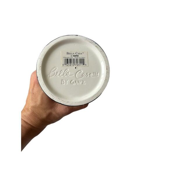 Bella Casa By Ganz Hand-Painted Ceramic Mug 6.5" Tall Multicolor - Picture 6 of 9